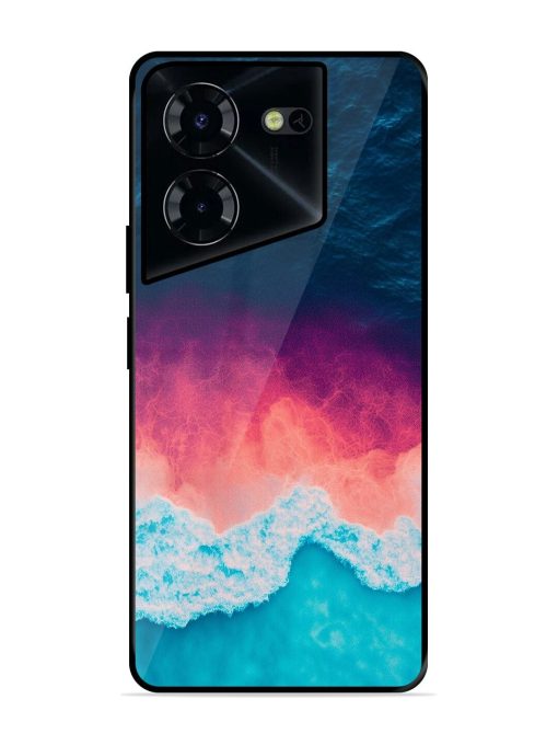 Where The Ocean Meets The Sky Glossy Soft Edge Case for Tecno Pova 5 Pro (5G) Chachhi