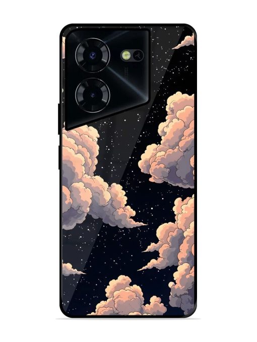 Starry Night Dreams Glossy Soft Edge Case for Tecno Pova 5 Pro (5G) Chachhi