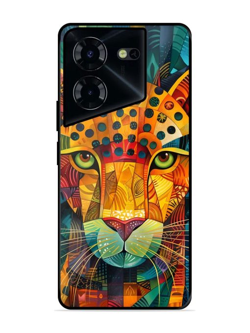 Mosaic Majesty Glossy Soft Edge Case for Tecno Pova 5 Pro (5G) Chachhi