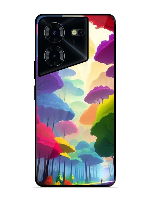 Rainbow Road Glossy Soft Edge Case for Tecno Pova 5 Pro (5G) Chachhi