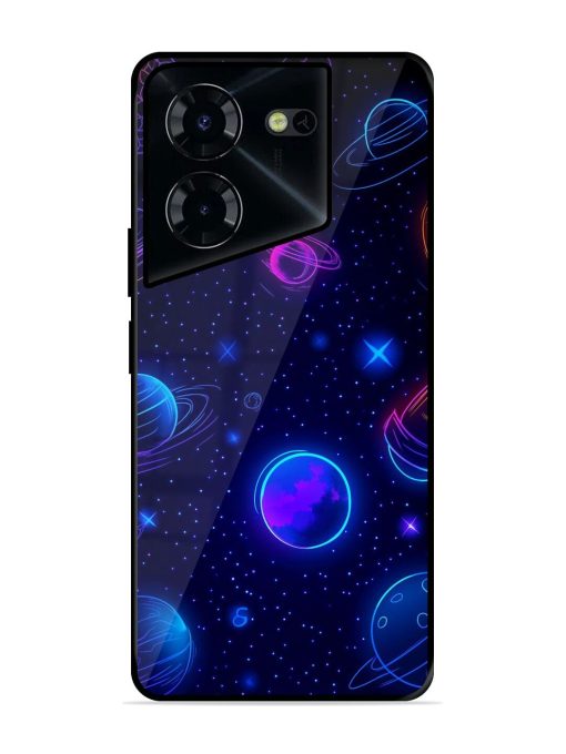 Neon Cosmos Glossy Soft Edge Case for Tecno Pova 5 Pro (5G)