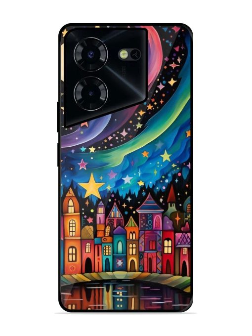 Starlit Village Glossy Soft Edge Case for Tecno Pova 5 Pro (5G) Chachhi