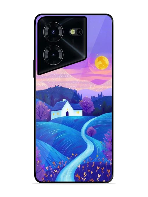 Moonlit Meadow Glossy Soft Edge Case for Tecno Pova 5 Pro (5G) Chachhi