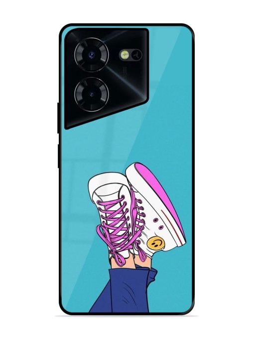 Kick Back And Chill Glossy Soft Edge Case for Tecno Pova 5 Pro (5G)