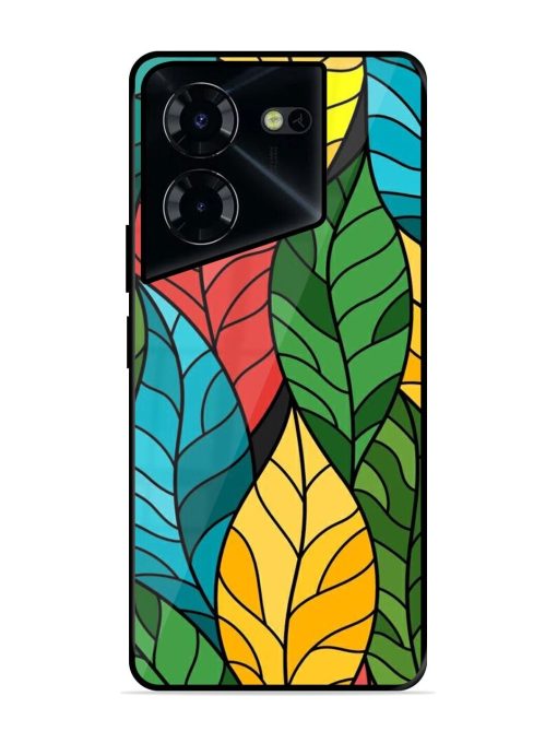 Foliage Fiesta Glossy Soft Edge Case for Tecno Pova 5 Pro (5G) Chachhi