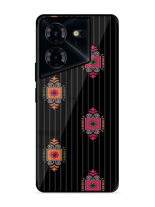 Ornate Elegance Glossy Soft Edge Case for Tecno Pova 5 Pro (5G) Chachhi