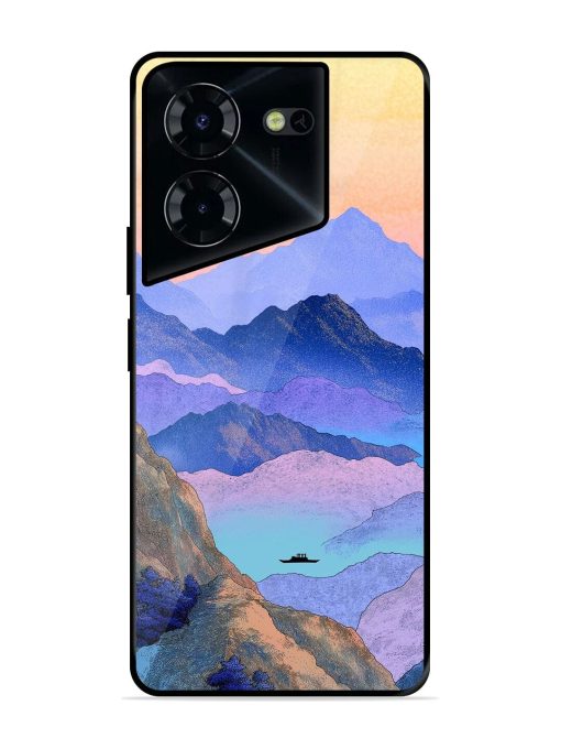 Mountain Mist Glossy Soft Edge Case for Tecno Pova 5 Pro (5G) Chachhi