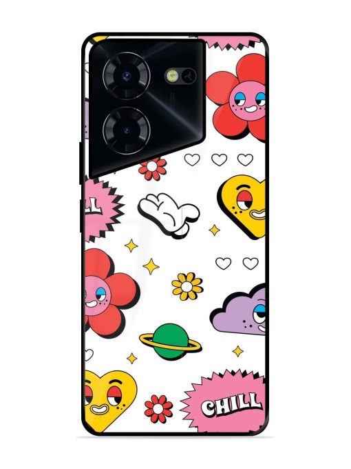 Whimsical Wonderland Glossy Soft Edge Case for Tecno Pova 5 Pro (5G) Chachhi