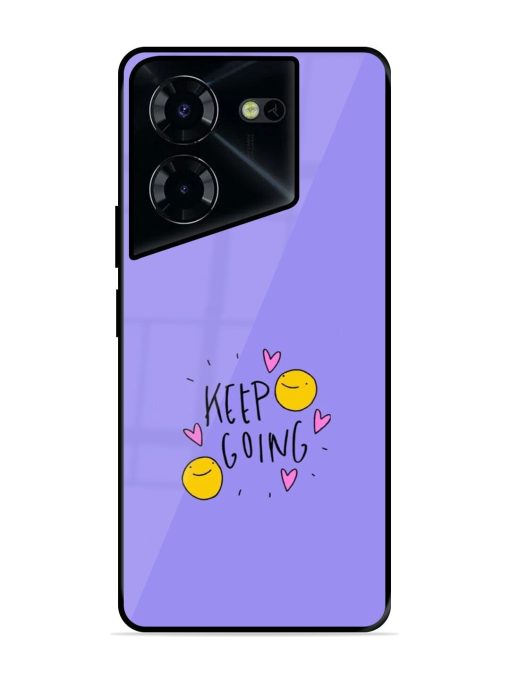 Smiling Through It All Glossy Soft Edge Case for Tecno Pova 5 Pro (5G) Chachhi