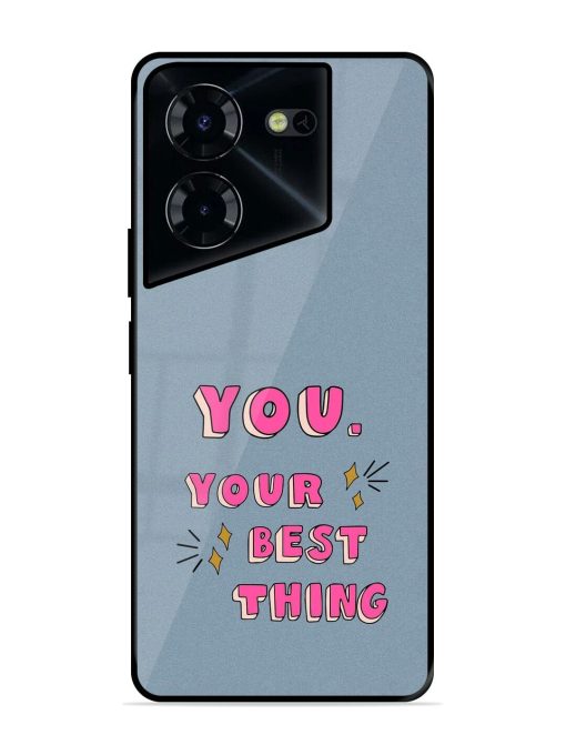 Self-Love Sparkles Glossy Soft Edge Case for Tecno Pova 5 Pro (5G)