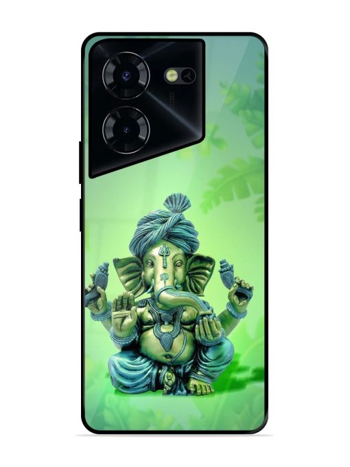 Ganesha, The Remover Of Obstacles Glossy Soft Edge Case for Tecno Pova 5 Pro (5G) Chachhi