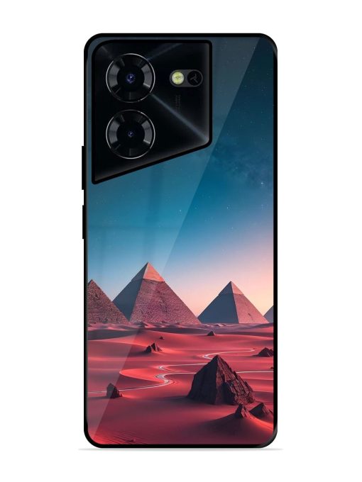 Ancient Wonders Sky Glossy Soft Edge Case for Tecno Pova 5 Pro (5G) Chachhi