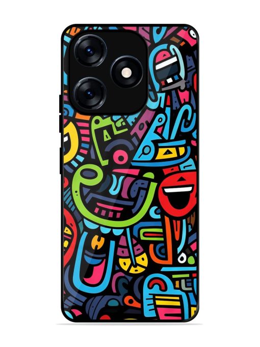 Doodlephoria Glossy Soft Edge Case for Tecno Spark 10 (4G) Chachhi