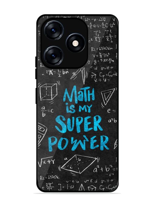 Math Magic Glossy Soft Edge Case for Tecno Spark 10 (4G) Chachhi