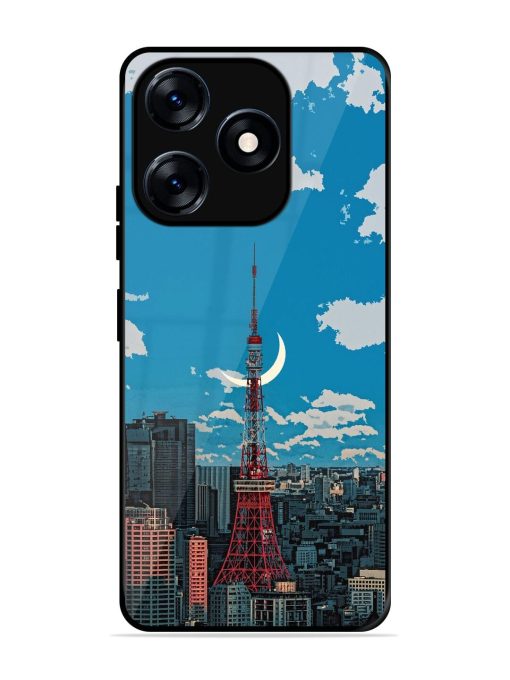 Tokyo Twilight Glossy Soft Edge Case for Tecno Spark 10 (4G) Chachhi