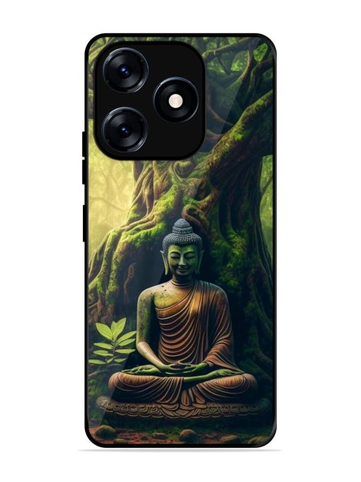 Green Buddha Art Glossy Soft Edge Case for Tecno Spark 10 (4G)