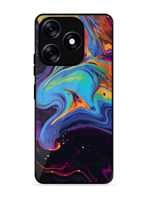 Liquid Dreamscape Glossy Soft Edge Case for Tecno Spark 10 (4G)