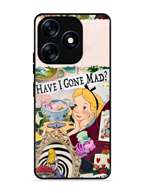 Mad Hatter'S Collage Glossy Soft Edge Case for Tecno Spark 10 (4G) Chachhi