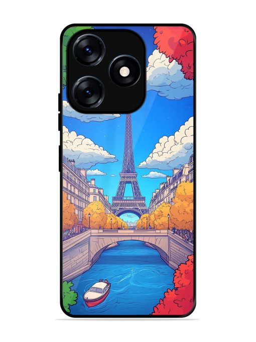 Parisian Panorama Glossy Soft Edge Case for Tecno Spark 10 (4G) Chachhi