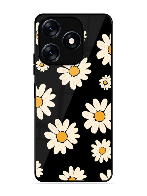 Daisies In The Night Glossy Soft Edge Case for Tecno Spark 10 (4G) Chachhi