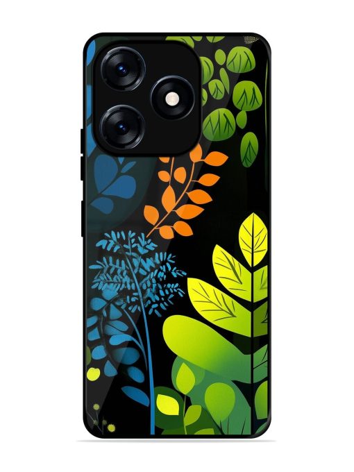 Midnight Garden Glossy Soft Edge Case for Tecno Spark 10 (4G) Chachhi