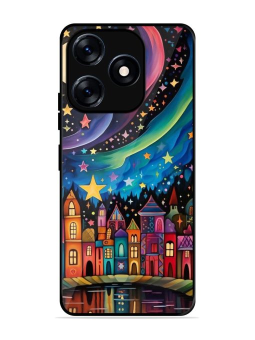 Starlit Village Glossy Soft Edge Case for Tecno Spark 10 (4G) Chachhi