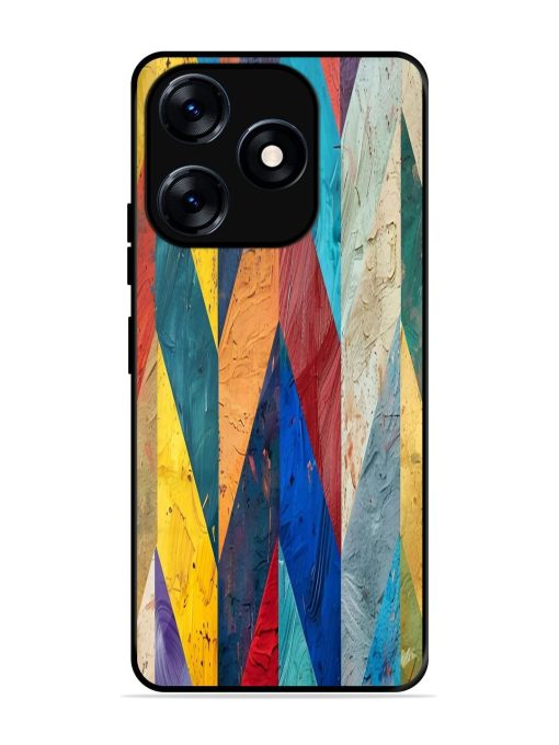 Abstract Tapestry Glossy Soft Edge Case for Tecno Spark 10 (4G) Chachhi