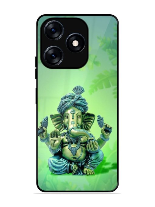 Ganesha, The Remover Of Obstacles Glossy Soft Edge Case for Tecno Spark 10 (4G) Chachhi