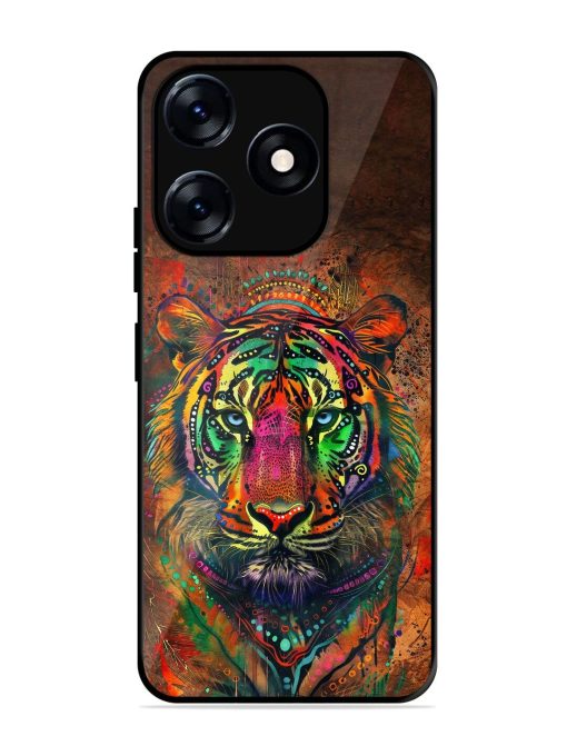 Cosmic Tiger Glossy Soft Edge Case for Tecno Spark 10 (5G)