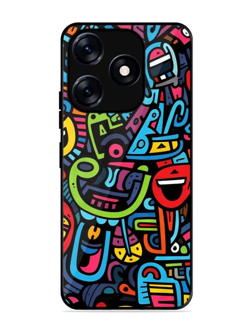 Doodlephoria Glossy Soft Edge Case for Tecno Spark 10 (5G)