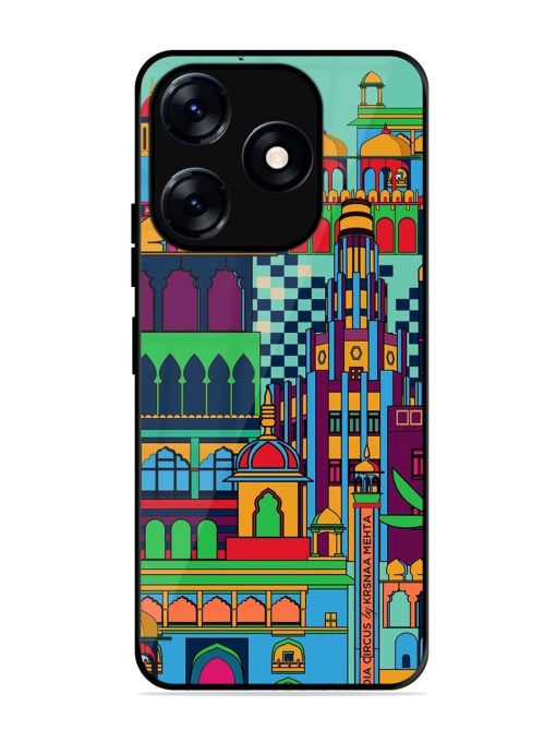 Indian Tapestry Glossy Soft Edge Case for Tecno Spark 10 (5G)