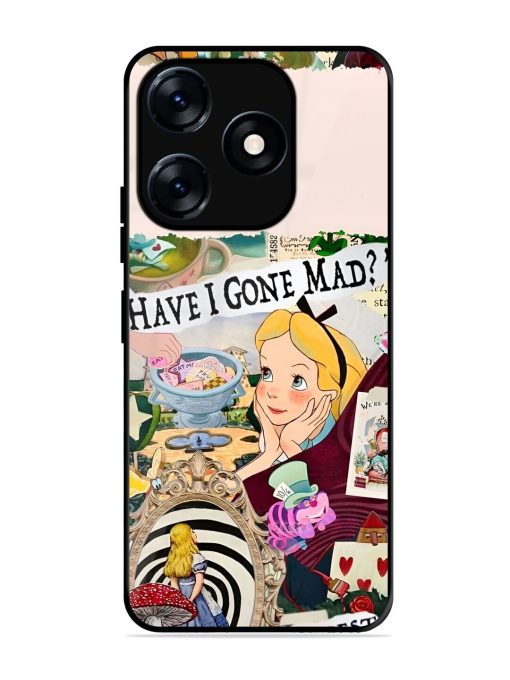 Mad Hatter'S Collage Glossy Soft Edge Case for Tecno Spark 10 (5G)