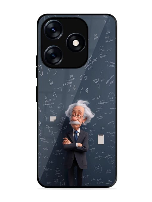 Albert Einstein Glossy Soft Edge Case for Tecno Spark 10 (5G)