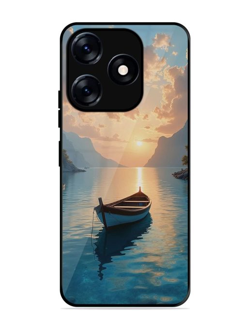 Serene Sunset Glossy Soft Edge Case for Tecno Spark 10 (5G)