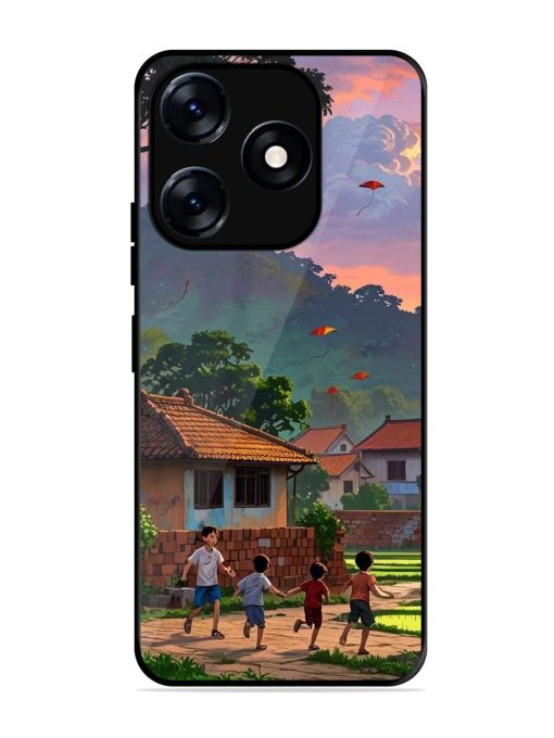 Sunset Play Glossy Soft Edge Case for Tecno Spark 10 (5G)