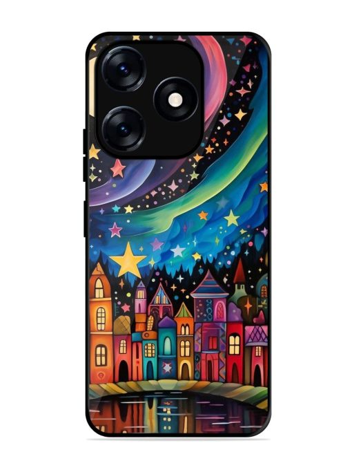 Starlit Village Glossy Soft Edge Case for Tecno Spark 10 (5G)