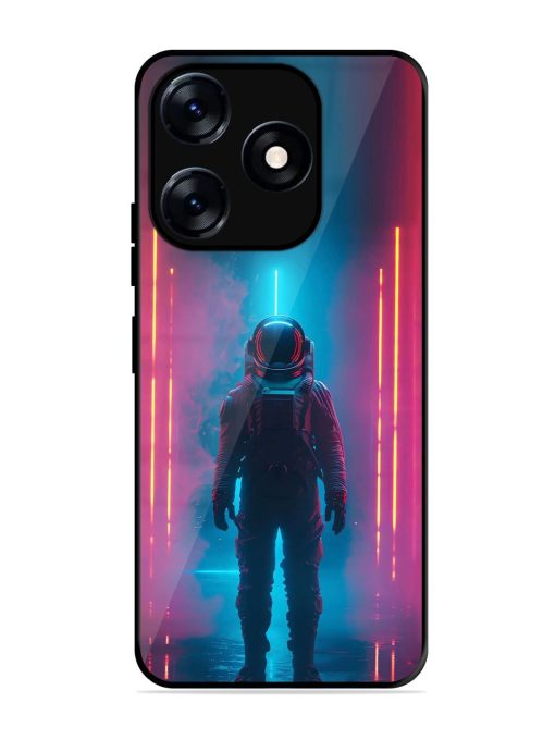 Neon Astronaut Glossy Soft Edge Case for Tecno Spark 10 (5G)