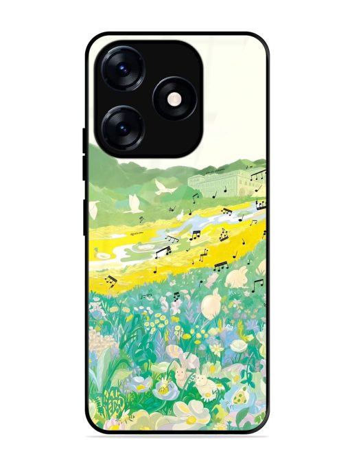 Melody In Bloom Glossy Soft Edge Case for Tecno Spark 10 (5G)