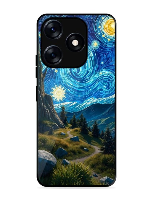 Starry Night In The Shire Glossy Soft Edge Case for Tecno Spark 10 (5G)