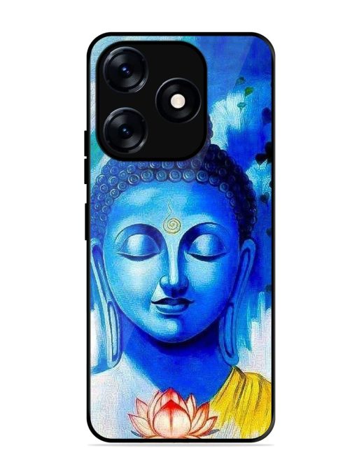 Serene Buddha With Lotus Glossy Soft Edge Case for Tecno Spark 10 (5G)