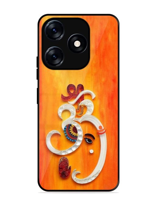 Ganesha In Quilling Art Glossy Soft Edge Case for Tecno Spark 10 (5G)