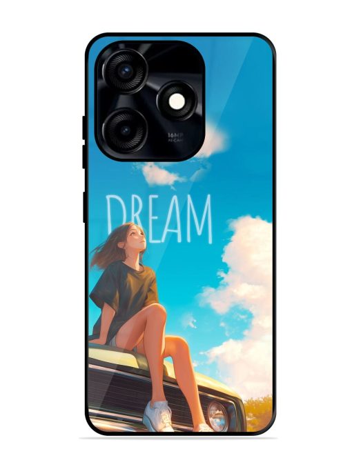 Girly Dream Art Glossy Soft Edge Case for Tecno Spark 10C Chachhi