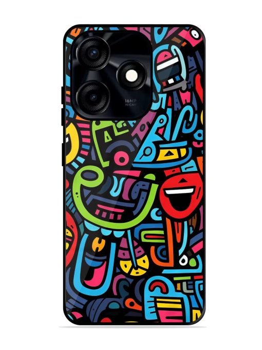 Doodlephoria Glossy Soft Edge Case for Tecno Spark 10C Chachhi