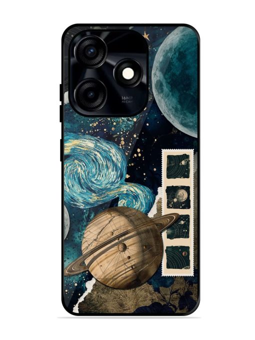 Celestial Tapestry Glossy Soft Edge Case for Tecno Spark 10C Chachhi