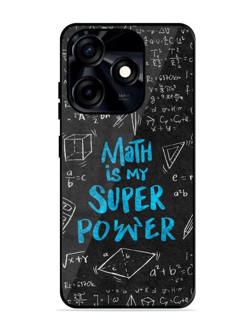 Math Magic Glossy Soft Edge Case for Tecno Spark 10C Chachhi