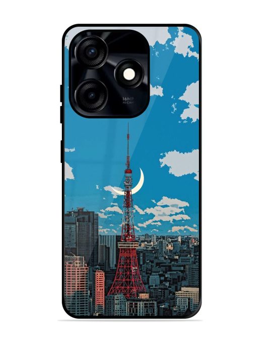 Tokyo Twilight Glossy Soft Edge Case for Tecno Spark 10C Chachhi