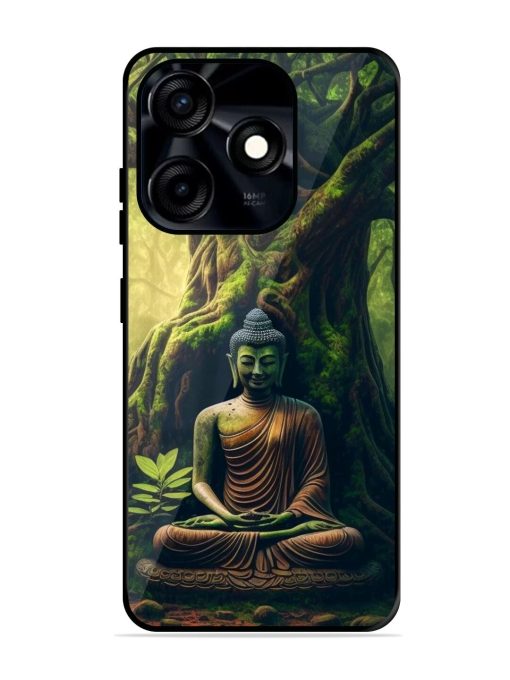 Green Buddha Art Glossy Soft Edge Case for Tecno Spark 10C Chachhi