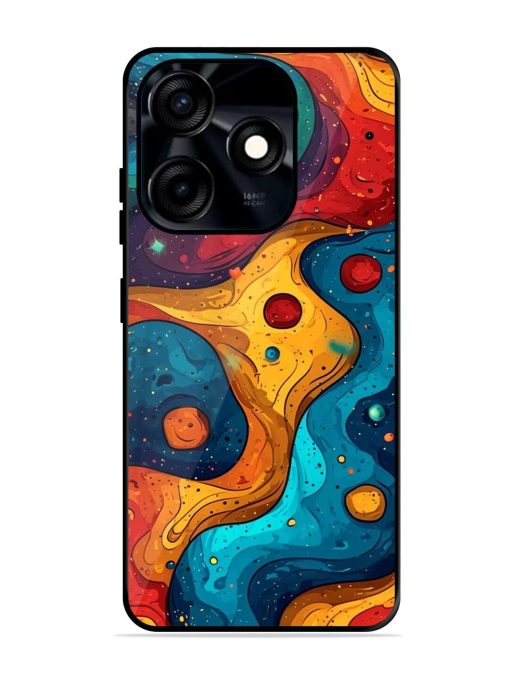 Cosmic Swirl Glossy Soft Edge Case for Tecno Spark 10C Chachhi