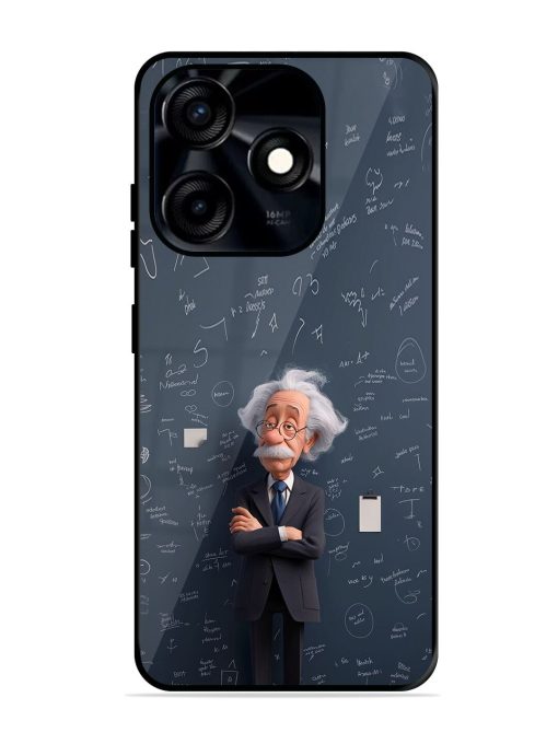 Albert Einstein Glossy Soft Edge Case for Tecno Spark 10C Chachhi