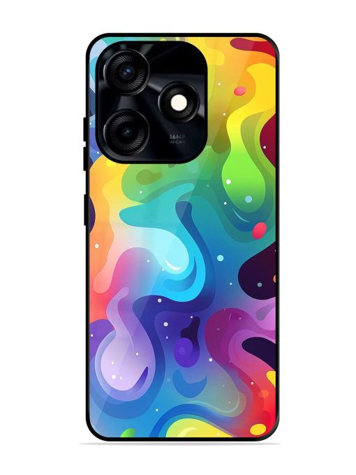 Rainbow River Glossy Soft Edge Case for Tecno Spark 10C Chachhi